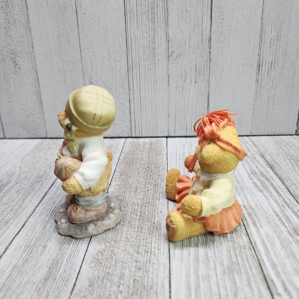 Vintage Cherished Teddies Debbie and Butch Figurine 1996 #156388 #156361 - Picture 4 of 8